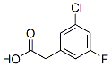 3-氯-5-氟苯乙酸分子式结构图