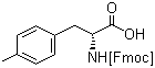 Fmoc-D-4-甲基苯丙氨酸分子式结构图