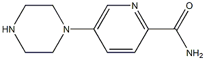 5-哌嗪基-2-甲酰胺基吡啶分子式结构图