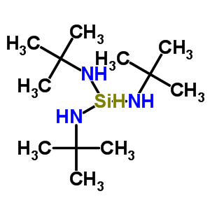 三(叔丁基氨基)-1H-硅烷分子式结构图