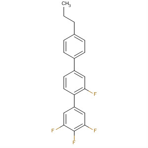 2',3,4,5-四氟-4''-丙基-1,1':4',1''-三联苯分子式结构图