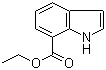 吲哚-7-甲酸乙酯分子式结构图