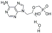 9-[(R)-2-(磷酰甲氧基)丙基]腺嘌呤分子式结构图