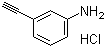 3-乙炔基苯胺盐酸盐分子式结构图