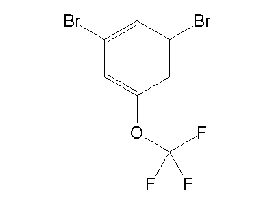 1,3-二溴-5-(三氟甲氧基)苯分子式结构图