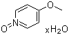 4-甲氧基吡啶 N-氧化水合物分子式结构图