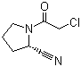 (2S)-N-氯乙酰基-2-氰基四氢吡咯分子式结构图