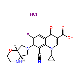 非那沙星盐酸盐分子式结构图