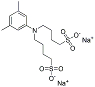 N,N-二(4-磺丁基)-3,5-二甲基苯胺钠盐分子式结构图