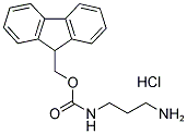 N-芴甲氧羰基-1,3-丙二胺盐酸盐分子式结构图