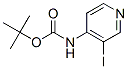 4-(Boc-氨基)-3-碘吡啶分子式结构图