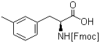 Fmoc-L-3-甲基苯丙氨酸分子式结构图