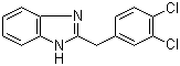 2-(3,4-二氯苄基)-1H-苯并咪唑分子式结构图