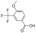 4-甲氧基-3-三氟甲基苯甲酸分子式结构图