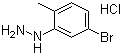 5-溴-2-甲基苯肼盐酸盐分子式结构图