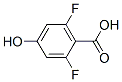 2,6-二氟-4-羟基苯甲酸分子式结构图