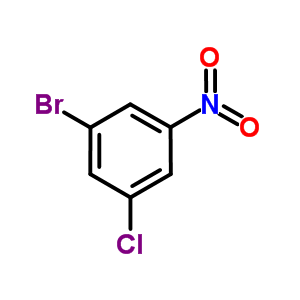 3-溴-5-氯硝基苯分子式结构图