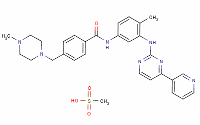 甲磺酸伊马替尼分子式结构图