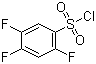 2,4,5-三氟苯磺酰氯分子式结构图