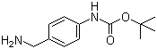 4-氨甲基-N-Boc-苯胺分子式结构图