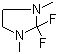 2,2-二氟-1,3-二甲基咪唑烷分子式结构图