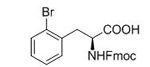 Fmoc-L-2-溴苯丙氨酸分子式结构图