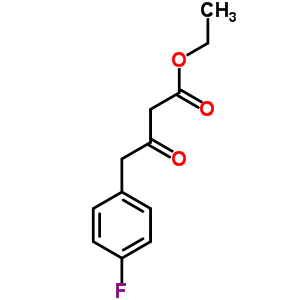 4-(4-氟苯基)-3-氧代丁酸乙酯分子式结构图