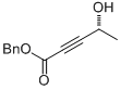 (R)-4-羟基-2-戊炔酸苄酯分子式结构图