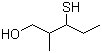 3-巯基-2-甲基戊醇分子式结构图