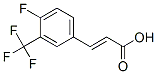 4-氟-3-三氟甲基肉桂酸分子式结构图