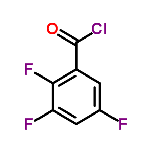 2,3,5-三氟苯甲酰氯分子式结构图