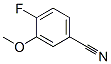 4-氟-3-甲氧基苯甲腈分子式结构图