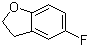 5-氟-2,3-二氢苯并[b]呋喃分子式结构图