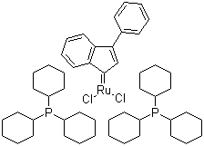 双(三环己基磷)-3-苯基-1H-茚二氯化钌分子式结构图