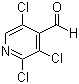 2,3,5-三氯-4-吡啶甲醛分子式结构图