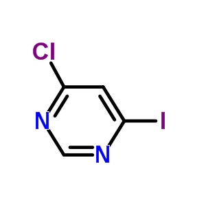 4-氯-6-碘嘧啶分子式结构图