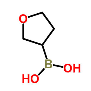 四氢呋喃-3-硼酸分子式结构图