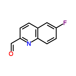 6-氟喹啉-2-甲醛分子式结构图