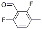 2,6-二氟-3-甲基苯甲醛分子式结构图
