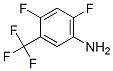 5-氨基-2,4-二氟三氟甲苯分子式结构图