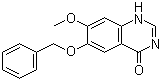 6-苄氧基-7-甲氧基喹唑啉-4-酮分子式结构图