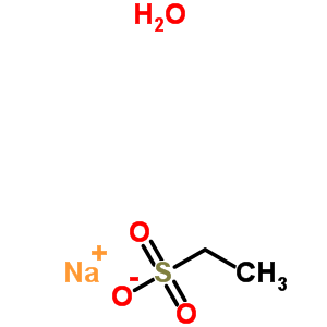 乙烷磺酸钠一水分子式结构图