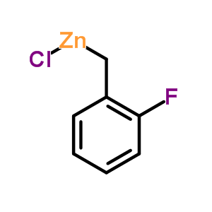 2-氟苄基氯化锌分子式结构图