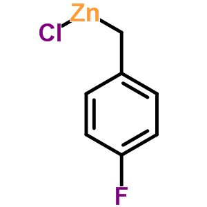 4-氟苄基氯化锌分子式结构图