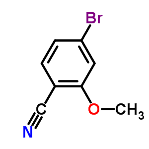 4-溴-2-甲氧基苯腈分子式结构图