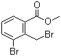 3-溴-2-溴甲基苯甲酸甲酯分子式结构图