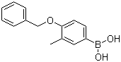 4-苄氧基-3-甲基苯硼酸分子式结构图