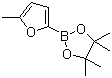 2-甲基呋喃-5-硼酸频哪醇酯分子式结构图