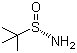 S-叔丁基亚磺酰胺分子式结构图