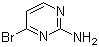 2-氨基-4-溴嘧啶分子式结构图